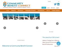 Tablet Screenshot of communitybenefitconnect.org
